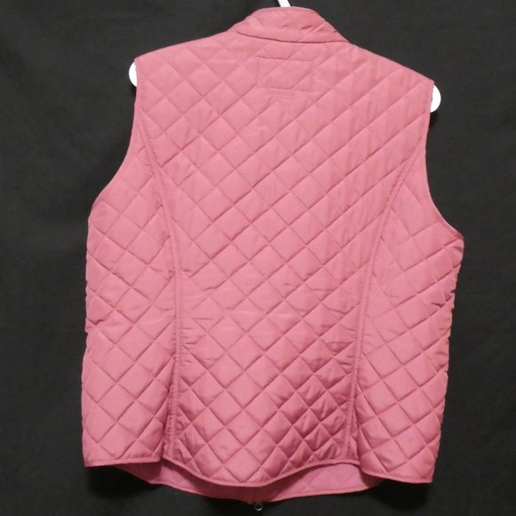 VAN HEUSEN | large | Zip-Up Quilted Vest With Pockets | Fleece Lining - Picture 2 of 16
